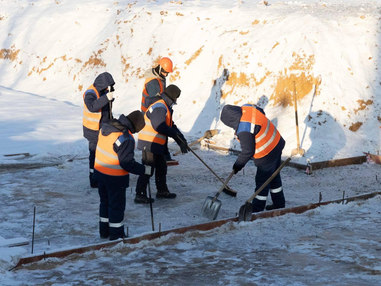 Фундамент ФОКа с крытым катком в Волоколамске готов на 40 процентов