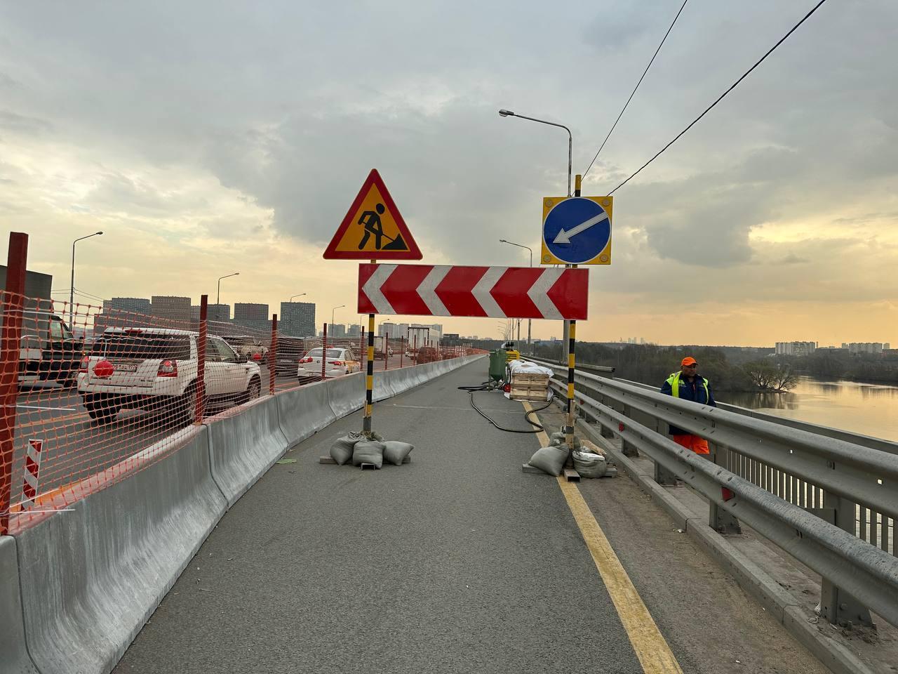 Движение на трассе М-9 «Балтия» ограничат в Красногорске из-за ремонта моста