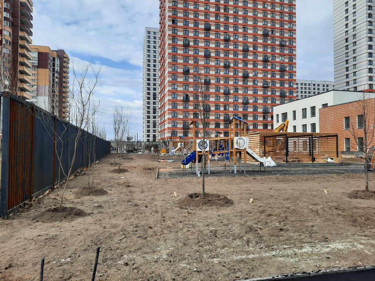 В Боброво стартовало благоустройство территории возле нового детсада