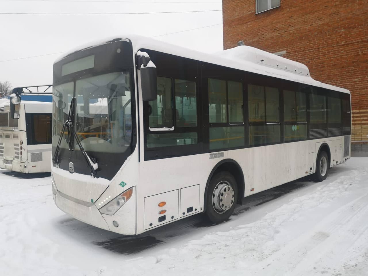 На маршрут в Ленинском округе вышел первый китайский автобус Zhongtong