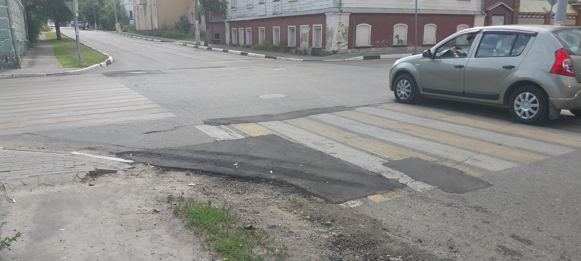 Дорожные службы выполнили ямочный ремонт на улице Комсомольской