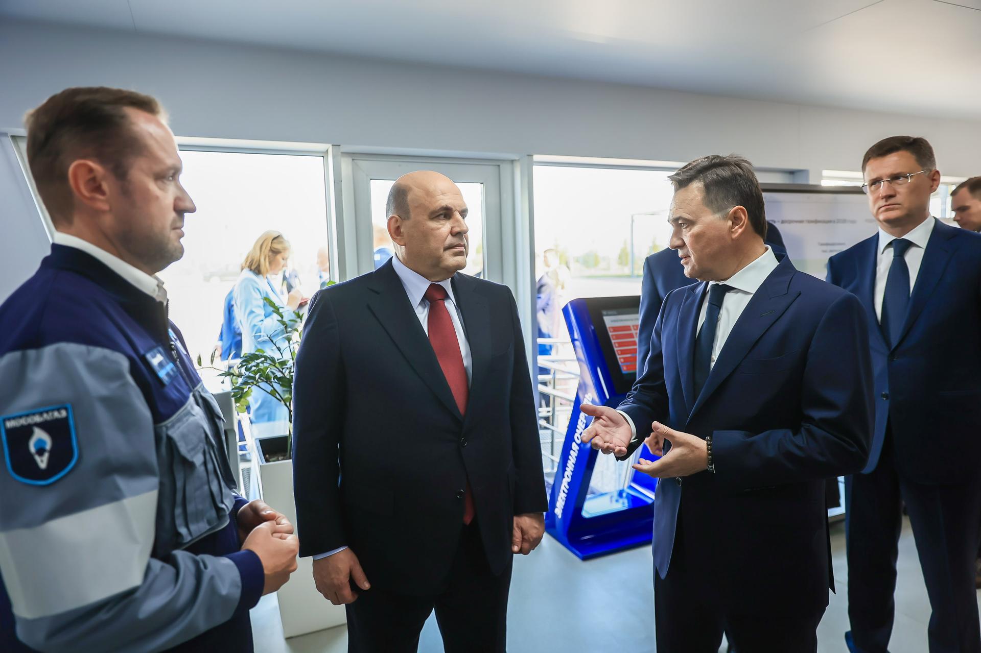 Председатель Правительства РФ Михаил Мишустин побывал в офисе соцгазификации в Домодедове