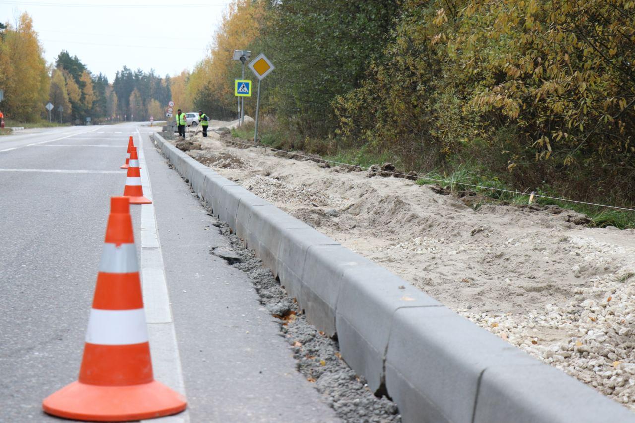 В Лотошине построили свыше 1,4 километров нового тротуара