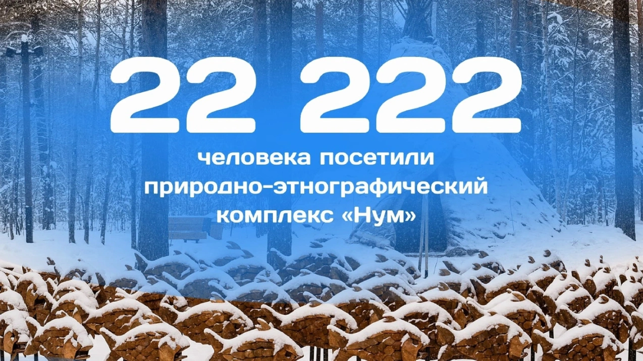 «Круглая» цифра: этнокомплекс «Нум» в Ноябрьске посетили 22 222 туриста