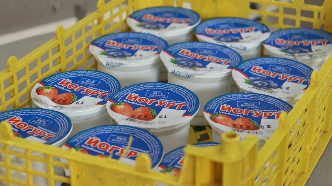 #Мыработаем. В Ноябрьске начали производить йогурты с ягодными вкусами