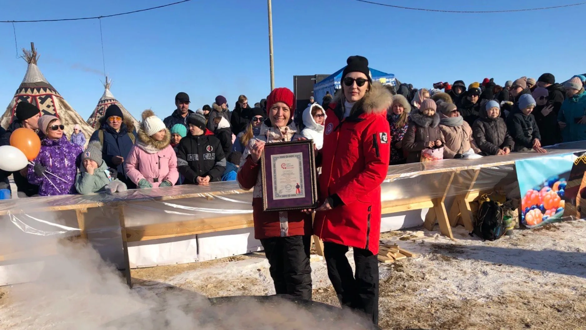 В Салехарде на Дне оленевода установили рекорд России по приготовлению шурпы