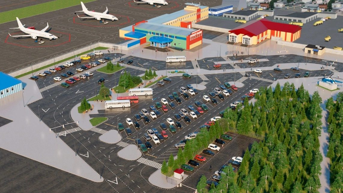 Аэропорт Надыма обзаведётся современной привокзальной площадью