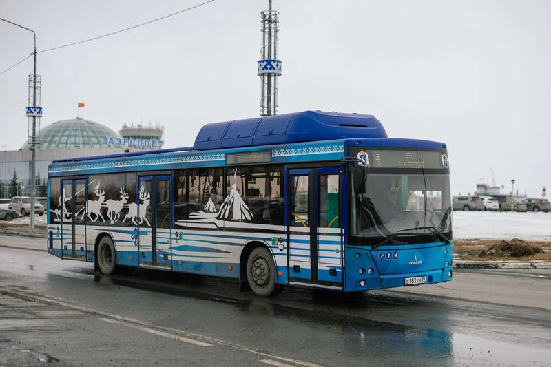Новые газовые автобусы появятся на Ямале благодаря федеральной поддержке