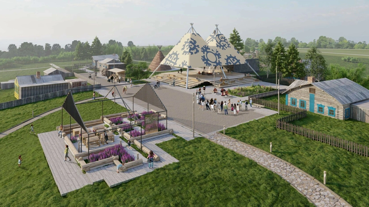 В городе ЯНАО воссоздадут старинную Коми-деревню с исторической точностью