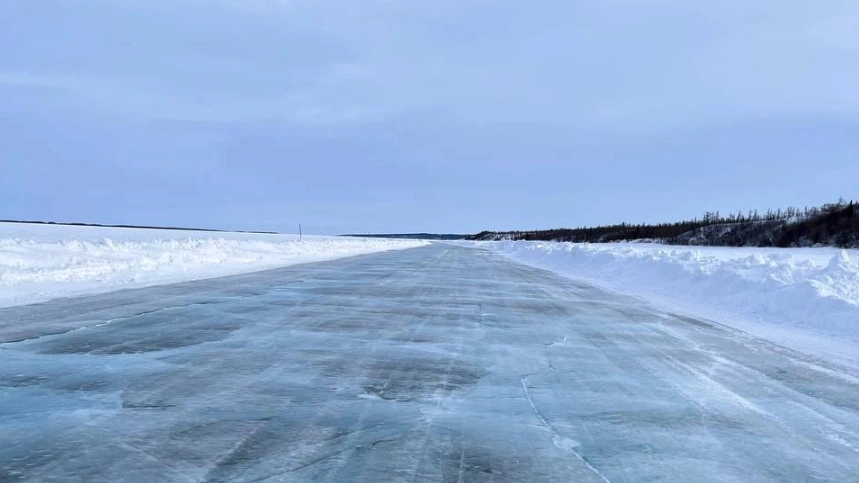 На Ямале изменили работу зимника на участке от Аксарки до Яр-Сале